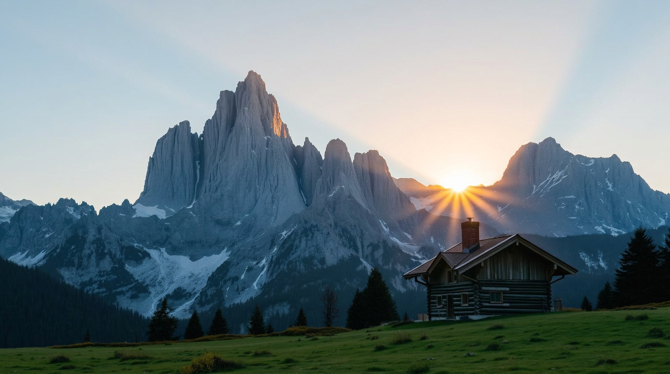 Bergpanorama der Dolomiten in Südtirol rund um das Florisa Mountain Penthouse